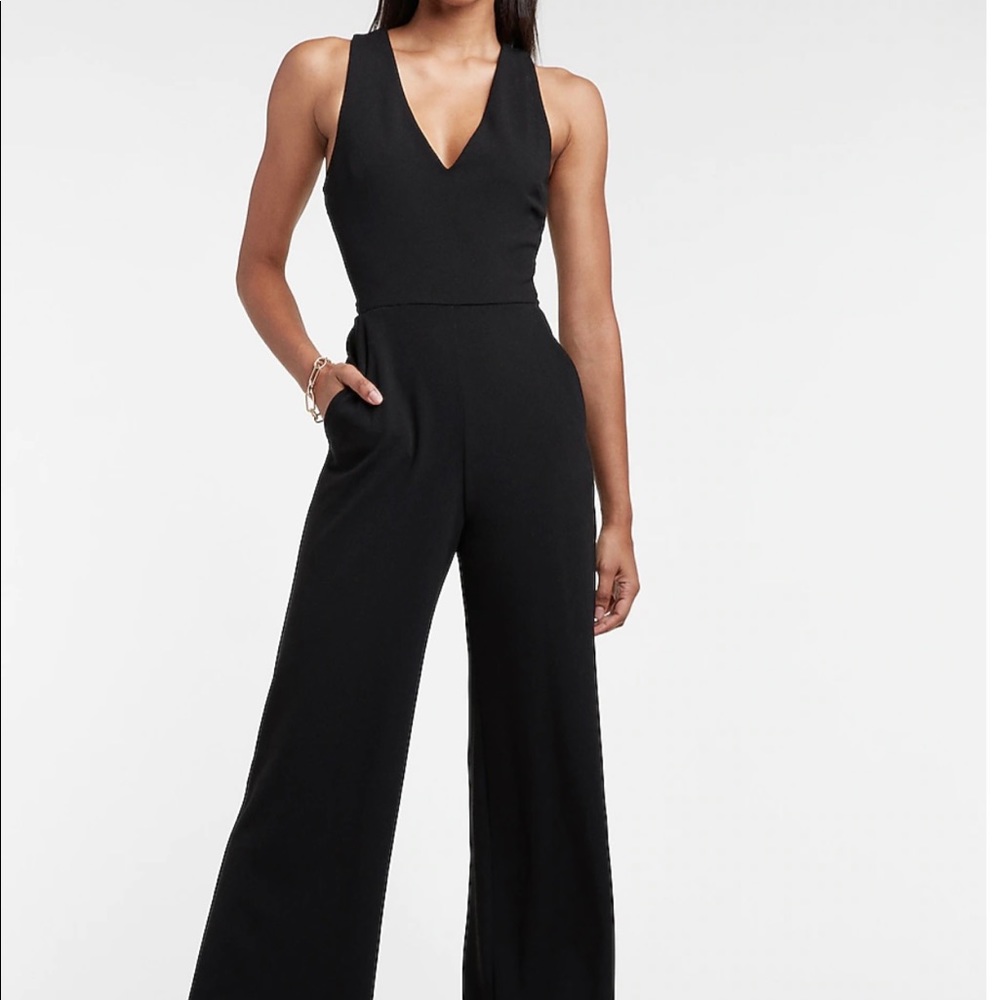 NWT EXPRESS black jumpsuit